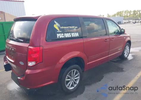 2014 Dodge Grand Caravan Se 30Th Anniversary z USA, uszkodzony, nr VIN 2C4RDGBG1ER453006